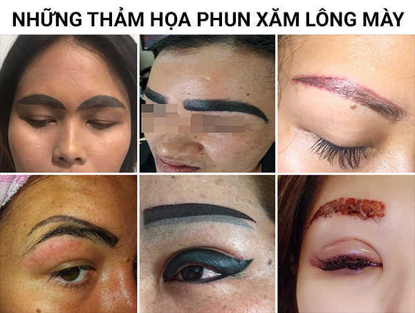 Xăm lông mày – Coi chừng rước họa vào thân